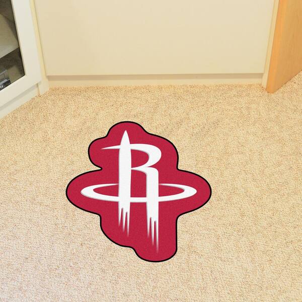 Fanmats Nba Houston Rockets Mascot Mat 34 1 In X 36 In Indoor Area Rug 21340 The Home Depot