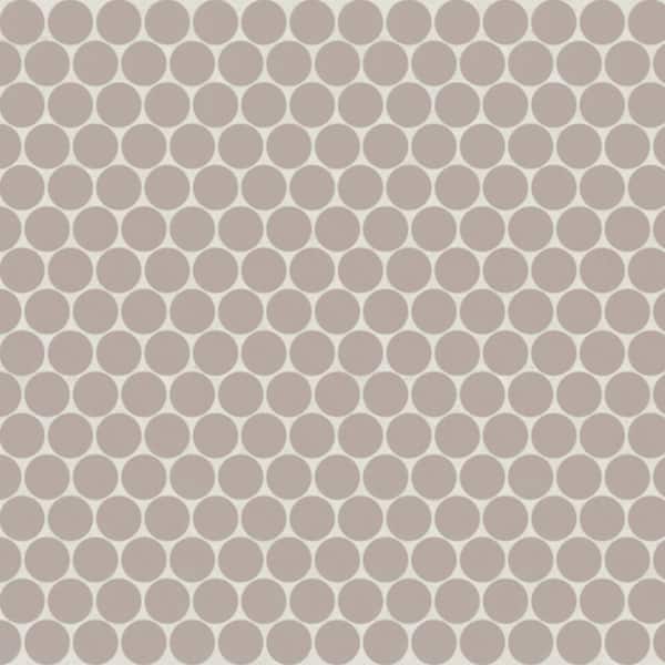 Bedrosians Sample-Marin Round 4 in. x 5 in. Matte Coastal Cliff Porcelain Mosaic Tile