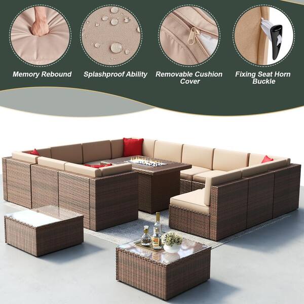 Meridian Furniture Rio Outdoor Off White Waterproof Modular Sectional 3A Meridian Furniture Rio Outdoor Off White Waterproof Modular Sectional 3A