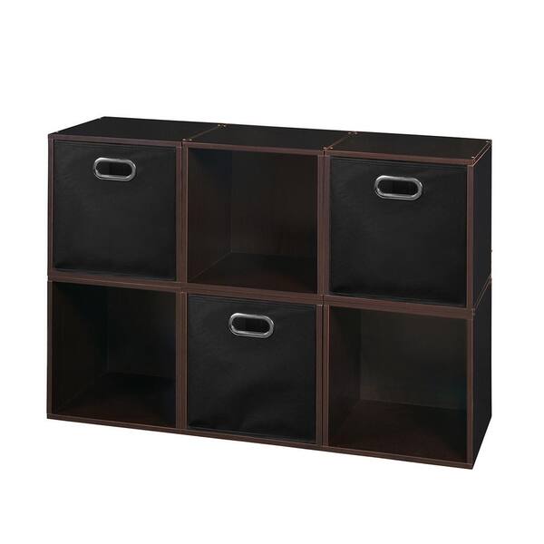 Niche 26 in. H x 39 in. W x 13 in. D Wood 6- Cube Organizer