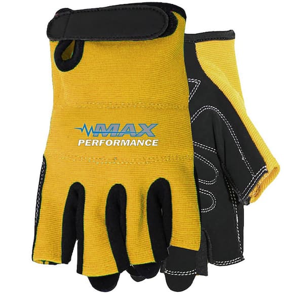 Max Performance Yellow Max Performance Finger-Less Glove