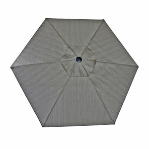 Woodridge 9 ft. Tiltable Patio Umbrella in Brown