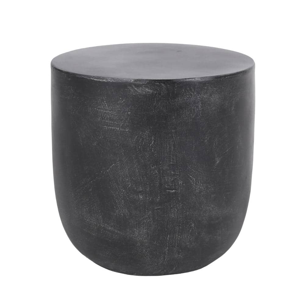 Matte Black Magnesium Oxide Lightweight Concrete Outdoor Patio Side Table price history on PriceWatchPro