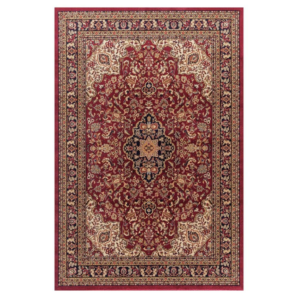 Concord Global Trading Jewel Heriz Red 7 ft. x 9 ft. Area Rug 41006 ...