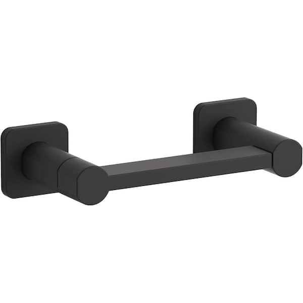 KOHLER Parallel Pivoting Toilet Paper Holder in Matte Black