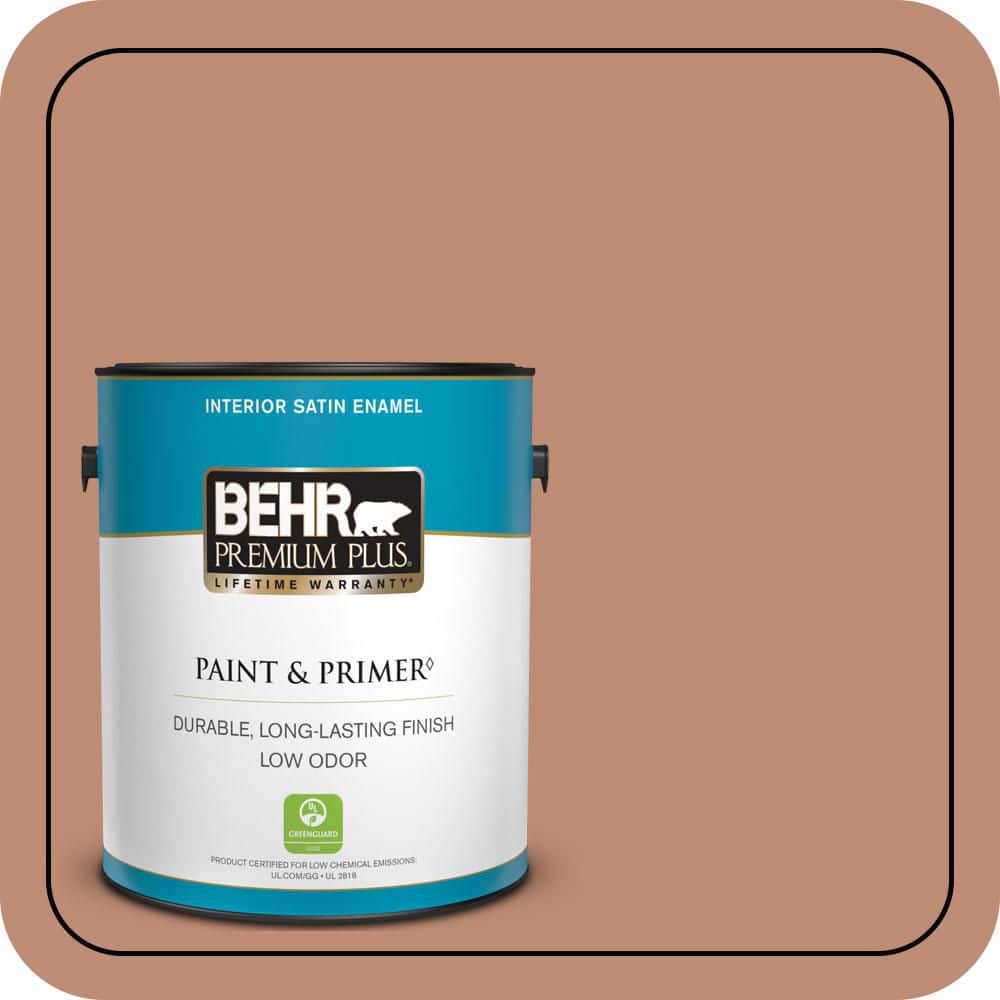 1 gal. #230F-5 Suntan Glow Satin Enamel Low Odor Interior Paint & Primer price history on PriceWatchPro