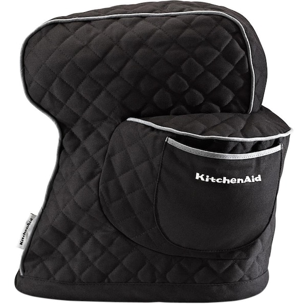 KitchenAid Onyx Black Fitted Cotton Stand Mixer Cover for Tilt-Head Stand Mixers