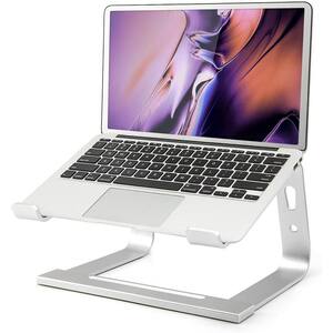 Aluminium Laptop Riser Stand Compatible with 10-17 in. Laptops in Silver