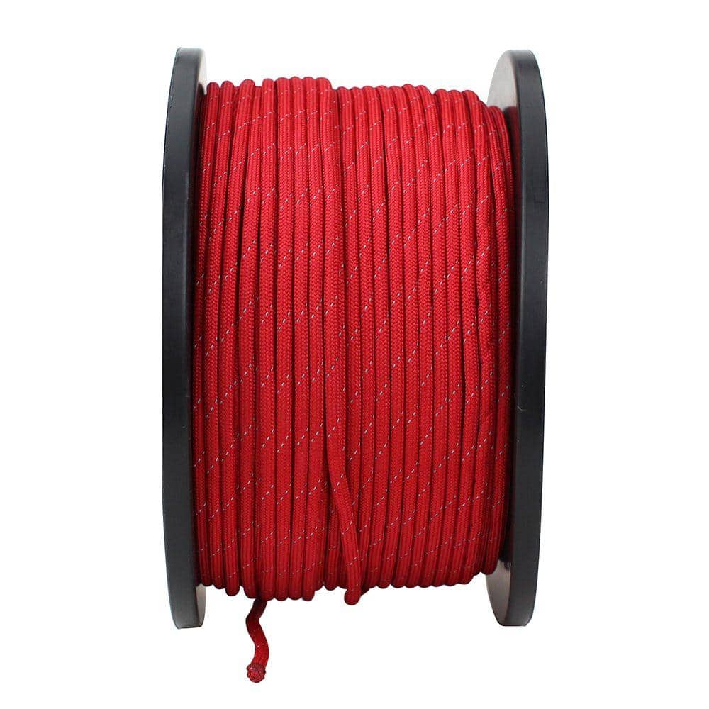 Details about   Everbilt Paracord 160 Lb Working Limit 1/8x 500 Ft Red Roll 