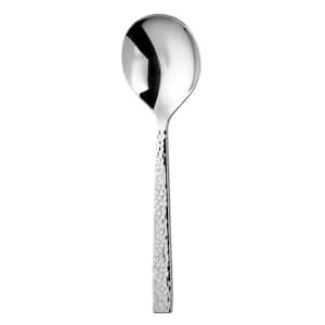 Chef's Table Hammered 18/0 Stainless Steel Bouillon Spoons (Set of 12)