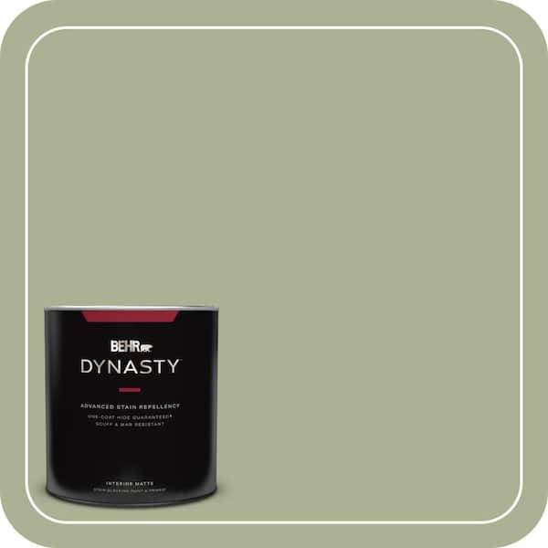 BEHR DYNASTY 1 qt. #PPU10-06 Spring Walk One-Coat Hide Matte Interior Stain-Blocking Paint and Primer