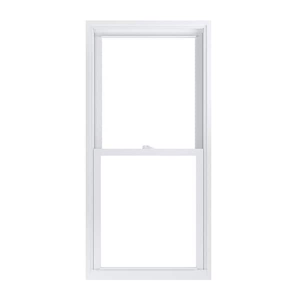 American Craftsman 27.75 in. x 57.25 in. 70 Pro Series Low-E Argon Glass Double Hung White Vinyl Replacement Window, Screen Incl