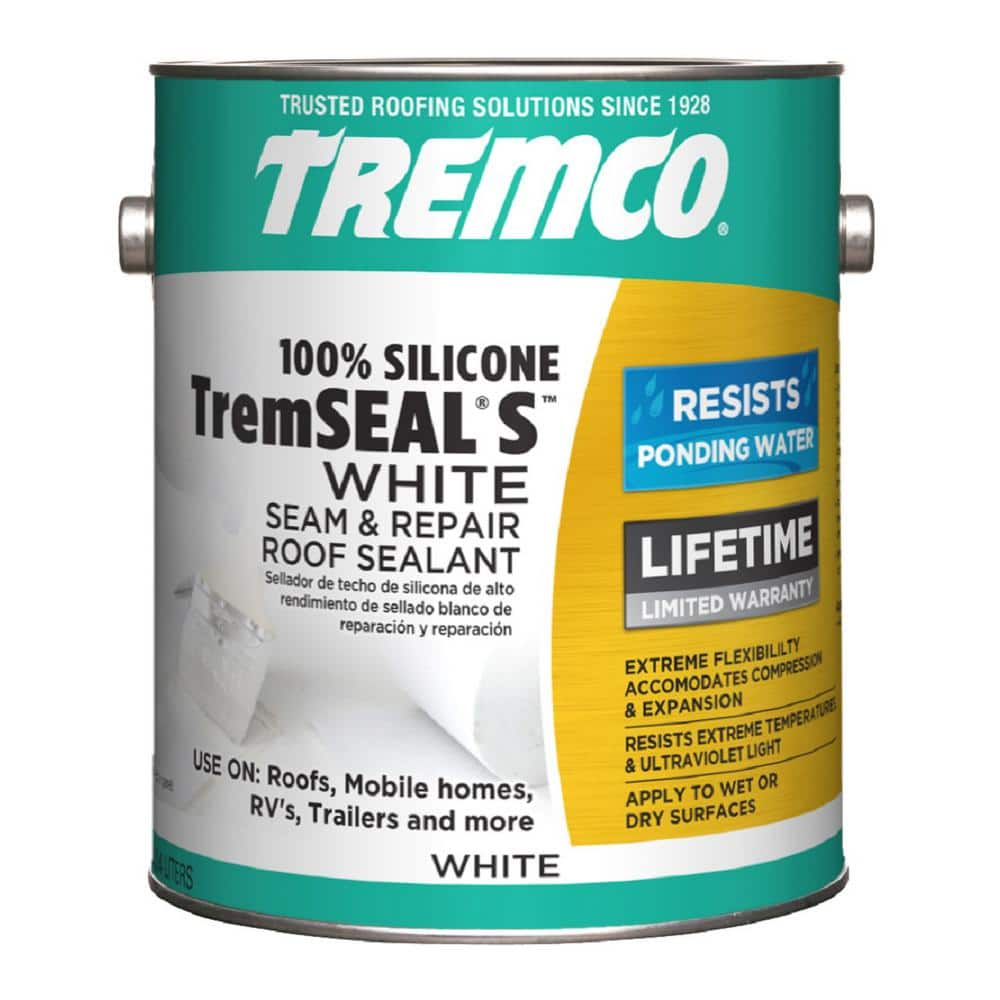 Tremco 1 Gal. TremPro Silicone Professional Roof Sealant (2-Pack ...