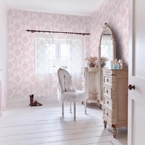 Rachel Ashwell Boudoir Beauty Pink Wallpaper