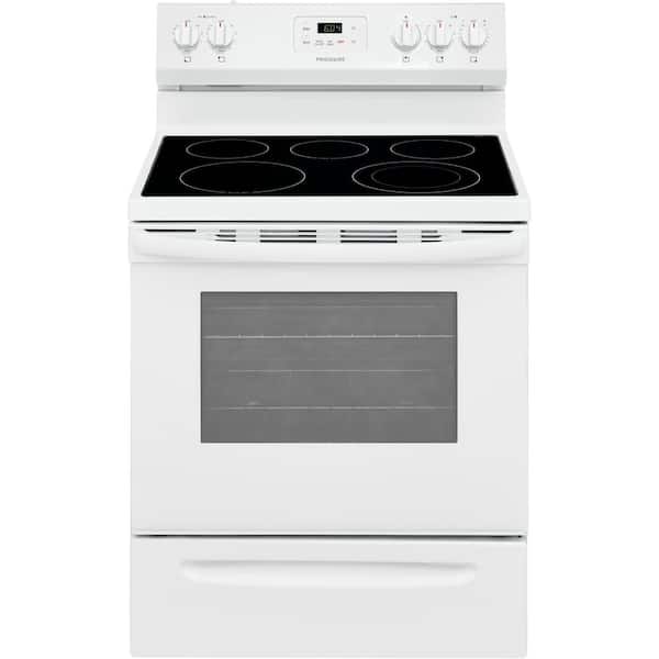 Frigidaire 30 in. 5.3 cu. ft. Electric Range with Manual Clean in White