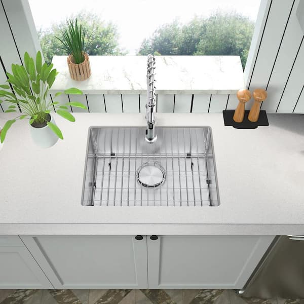 SunnyPoint | NeverRust Stainless Deluxe Kitchen Sink Suction Holder Brushed