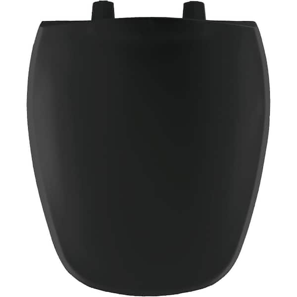 BEMIS Round Closed Front Toilet Seat in Onyx
