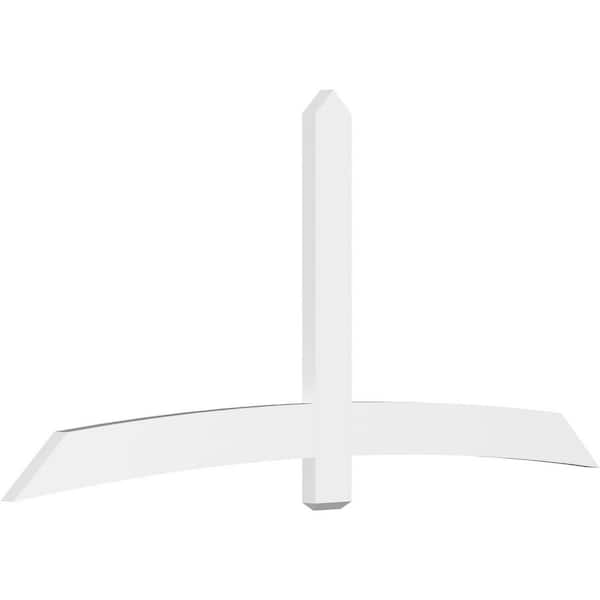 Ekena Millwork Bellingham 96 in. W x 44 in. H x 2 in. D Signature Polyurethane Bracket