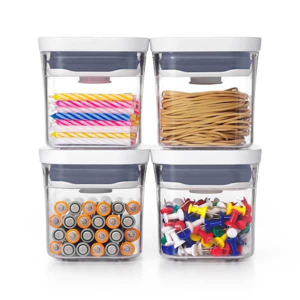  OXO Good Grips 10-Piece Airtight Food Storage POP Container  Value Set, Standard Packaging,White,10 Piece: Food Savers: Home & Kitchen