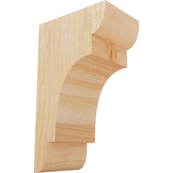 4 in. x 6 in. x 10 in. Douglas Fir New Brighton Rough Sawn Corbel