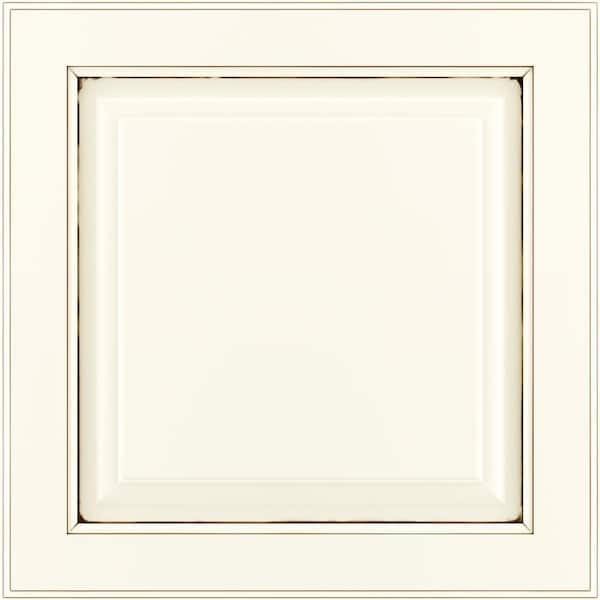 Portola 11 9/16-in. W x 3/4-in. D x 11 1/2-in. H in Painted Biscotti Glaze Cabinet Door Sample