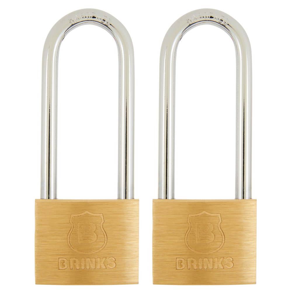 1-9/16-in. (40 mm) Solid Brass Keyed Padlock, 2-1/2-in. Shackle, 2-Pack (Keyed Alike) price history on PriceWatchPro