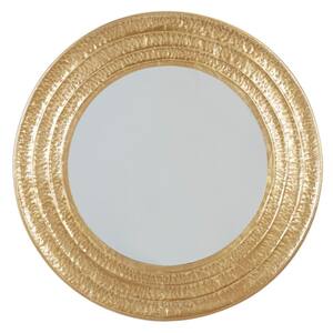 Gold Glam Wall Mirror, 39 in. x 1 in. x 39 in.
