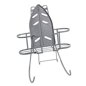 Over-the-Door Hanging Ironing Center Caddy and Board Holder