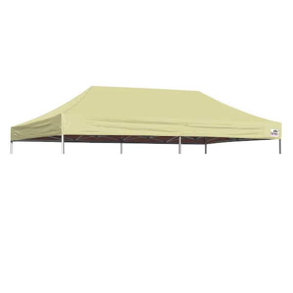 Terracemaster USA New 10 ft. x 20 ft. Pop Up Canopy Replacement Canopy Tent Top Cover, Instant Ez Canopy Top Cover Only (beige)