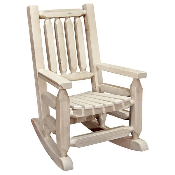 Unfinished kids rocking discount chair