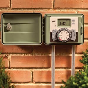 6-Station Easy-Set Logic Indoor/Outdoor Sprinkler Timer