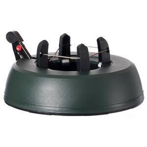 Automatic Green Plastic Foot Pedal Christmas Tree Stand
