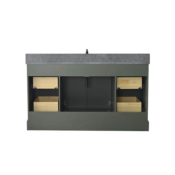 Vanity Art Laval 60 in. W x 22 in. D x 34 in. H Single Sink