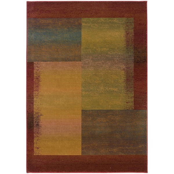 Home Decorators Collection Shadowplay Beige 4 ft. x 6 ft. Area Rug