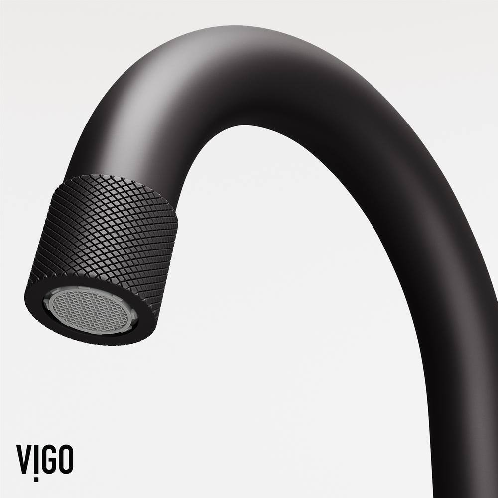 Matte Black Metal Transitional Widespread Bathroom Faucet