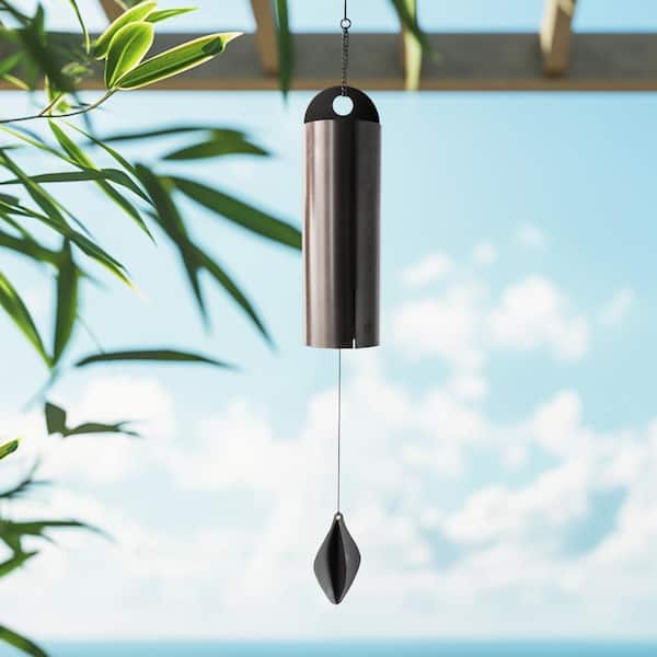 Watnature 19.6 in. Stainless Steel Deep Serenity Bell Wind Chimes