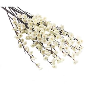 Larksilk 2.5 Artificial White Tipped Pine Cone Picks (144 Pack)