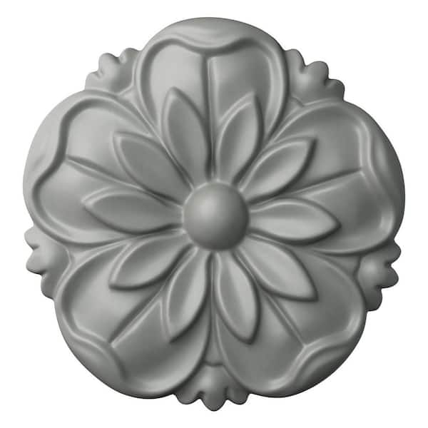 Ekena Millwork 1.00 in. x 6.875 in. x 5.875 in. Polyurethane Applique and Onlay Moulding