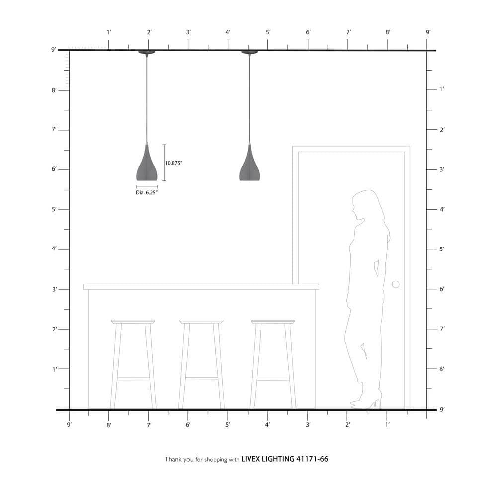 Elegant Mini Spades Pendant Light in Brushed Aluminum