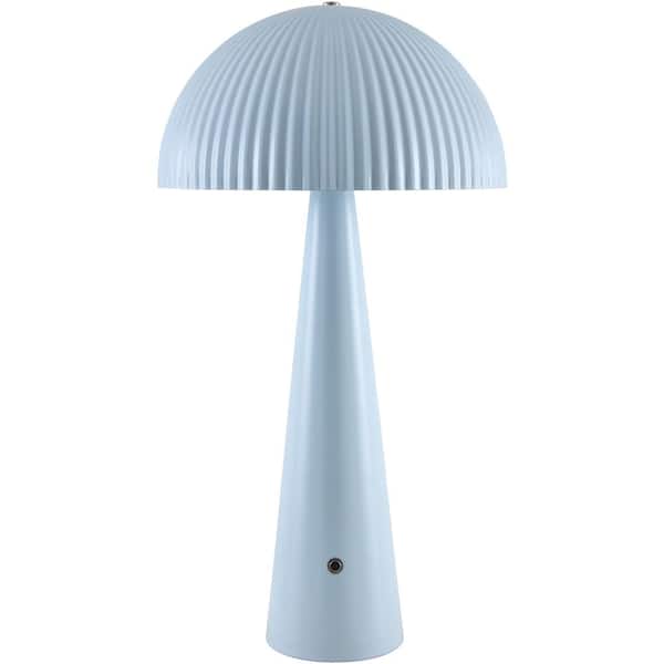 Phileas PHL-005 18 in. H x 10 in. W x 10 in. D Accent Table Lamp, Blue