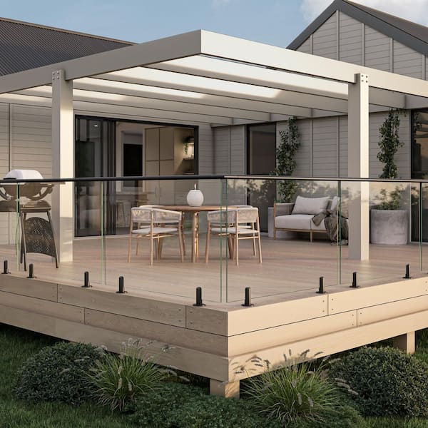 Draco Aluminum 90° Corner Round Handrail Joint