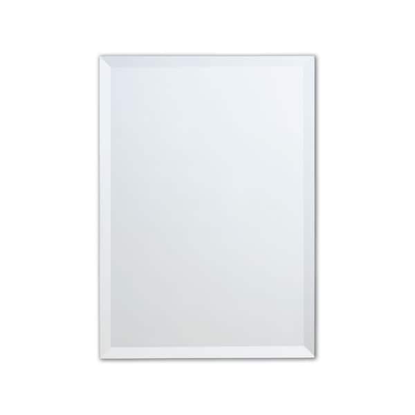 better bevel 20 in. W x 30 in. H Frameless Copper-Free Rectangular Beveled Edge Bathroom Vanity Mirror
