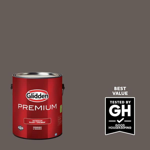 Glidden Premium 1 gal. PPG1005-6 Oswego Tea Eggshell Interior Latex Paint