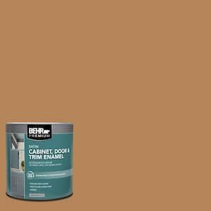 1 qt. #S270-6 Almond Brittle Satin Enamel Interior/Exterior Cabinet, Door & Trim Paint