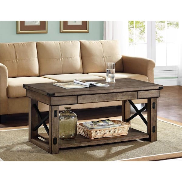 Altra Furniture Wildwood Rustic Gray Coffee Table