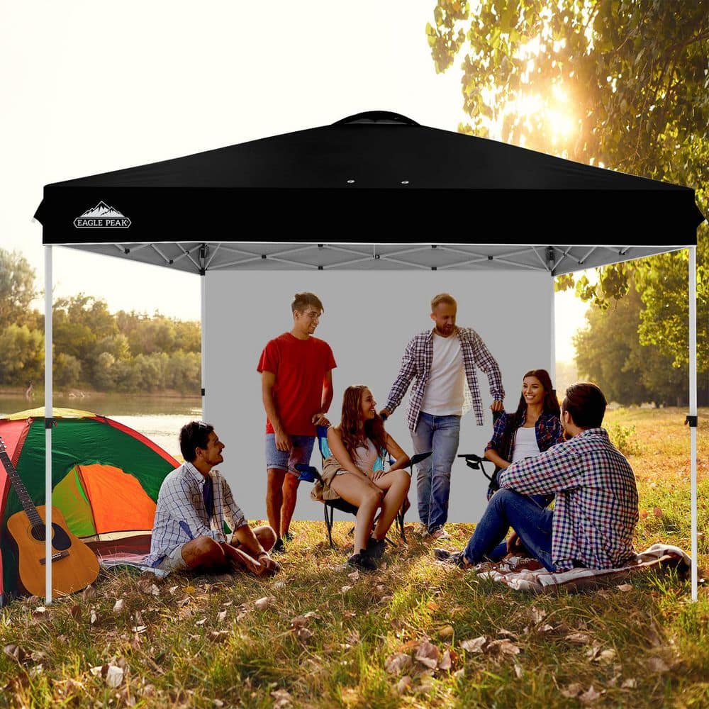 COBIZI 10x20 Outdoor Canopy Gazebo, 6 Removable Sidewalls, Waterproof, Sun Shade, Raised Roof, Carry Bag, White