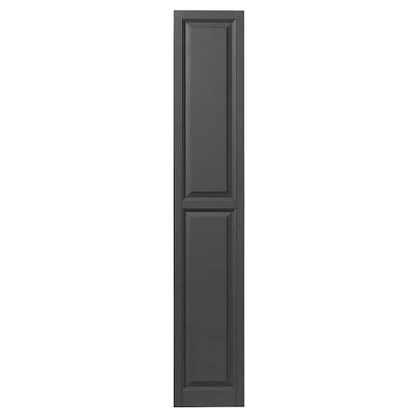 Ply Gem 12 in. x 71 in. Raised Panel Polypropylene Shutters Pair in Spanish Moss