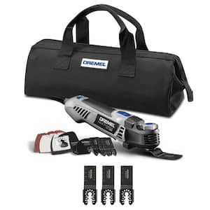 Multi-Max 5 Amp Corded Oscillating Multi-Tool Kit with 3Pc Universal 1-1/4 in.HCS Wood, Drywall, and PVC Flush Blade