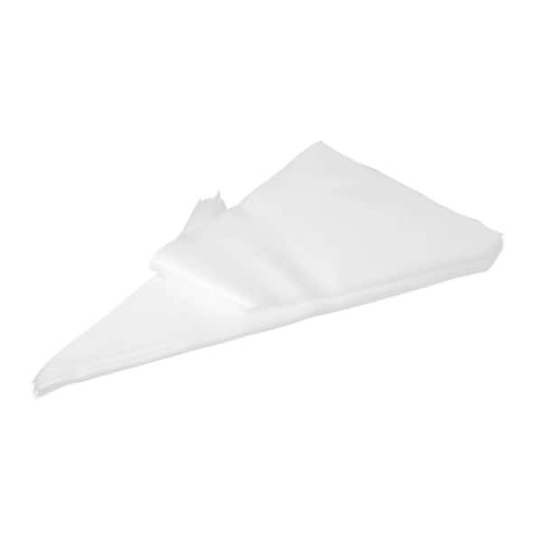 24 in. Extra Large Clear Plastic Disposable Piping Bags Food Grade for Cake Icing Decorating 100-Pack