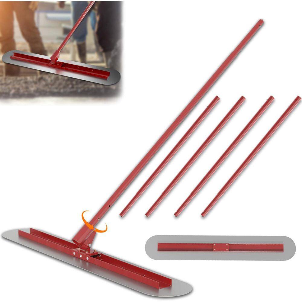 48 in. x 8 in. Stainless Steel Concrete Float Kit with Adjustable Handle System price history on PriceWatchPro